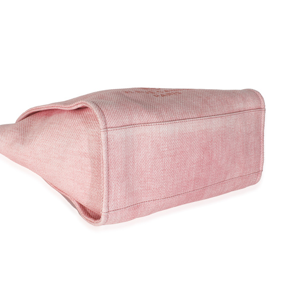 Chanel Pink Mixed Fibers Medium Deauville Tote - Picture 8 of 8